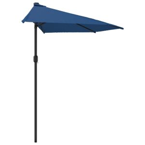 Helloshop26 - guarda-sol de varanda semicircular - 300 x 150 x 253 cm