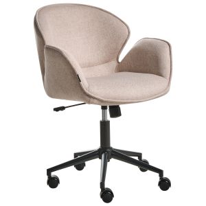 Cadeira home office belmar tecido taupe