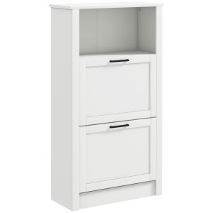 Sapateira 58x24x105 cm mdf color blanco Homcom