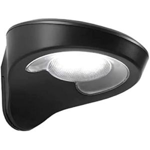 Aplique LED - edm - solar - detector de movimento - 1,8w - 155lm - preto