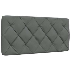 Almofadão de cabeceira 100 cm tecido cinzento-escuro ptob7901