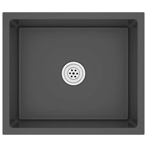 Lava-louça de cozinha artesanal aço inoxidável preto