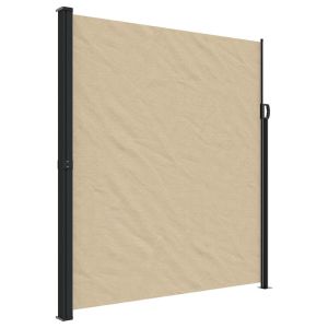 Toldo lateral retrátil 220x600 cm bege