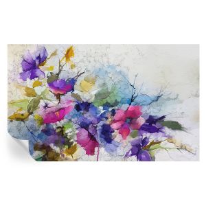 Papel de parede adesivo flores abstratas 416x254 tulup