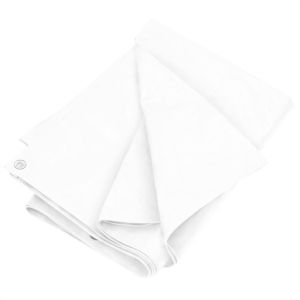 vidaXL lona hdpe blanco 180 g/m² 3x4 m