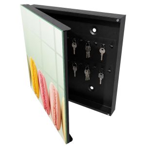 Caixa para guardar chaves decorativa 30x30x5, abertura à esquerda tulup