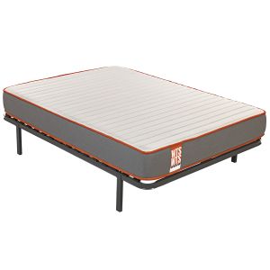 Colchão 105x190cm e estrado wts rap 16 ripas 22cm montagem incluída