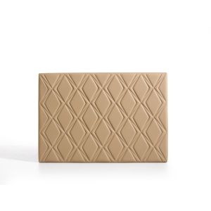 Cabeceira rubí para cama de 160 de polipiel camel 165x115x8. Matris