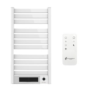 Toalheiro elétrico de parede com ventoinha omiros sannover 2000 w branco
