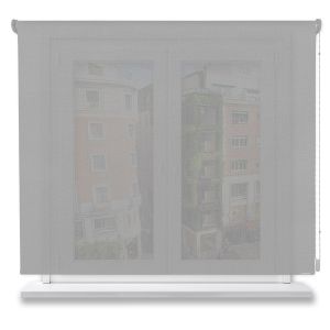 Estor enrollable screen basic 5% gris 250x250cm.