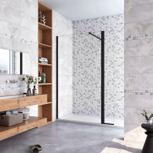 Painel de duche,painel fixo+lado giratório,barra 73-120cm,(120+40)x200cm