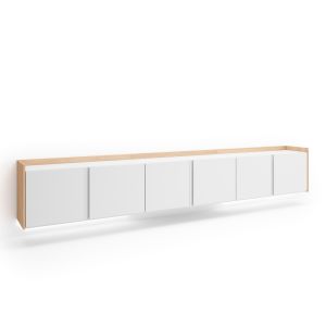 Móvel de tv, 309x35x50cm, suspensos, LED rf4607
