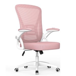 Rattantree cadeira de escritório ergonómica  com suporte lombar, rosa