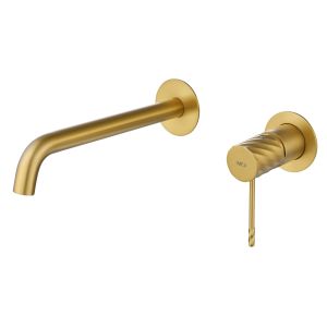 Misturador encastrado de lavatório bless ouro escovado [ imex® ]