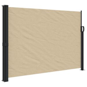 Toldo lateral retrátil 140x500 cm bege