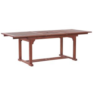 Mesa de jantar madeira de acácia castanho toscana
