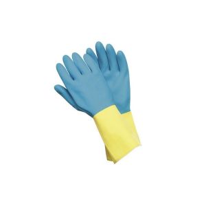Guante neopreno-látex bicolor talla s (par)