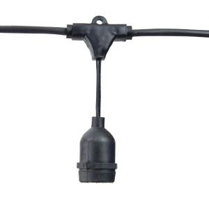 Guirlanda decorativa exterior, de 10 lâmpadas E27 tampa suspensa, 5m