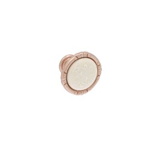 Puxadores de móveis, zamac e porcel, com 38 mm de diâmetro,  lote  6