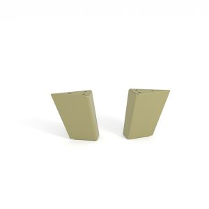 Rei | pé de metal 995 para mesa de centro ou armário | altura 10 cm | 90 x