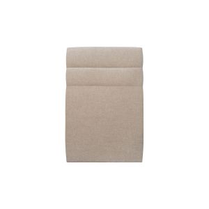 Cabeceira 90 cm lignes - tecido tela fosca bege castanho - bege castanho