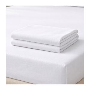 Lençol de baixo 100% aLGodão hotel  5 und 105 x 190/200  brancos