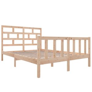 vidaXL estructura de cama de madera maciza de pino 160x200 cm