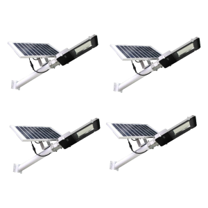 Pack x4 lâmpada de rua 200w ip65 200 LEDs 2500lms, 4200k branco neutro