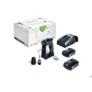Parafusadeira compacta sem fio - 18 v - 2x3,0 ah - systainer