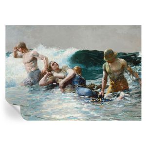 Papel de parede vinílico combate naval 208x146 tulup