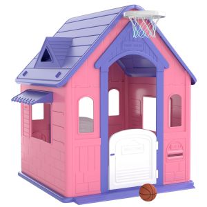 Casa infantil 132x118x124 cm pp bicolor aiyaplay