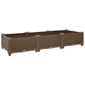 vidaXL arriate 120x40x23 cm polipropileno