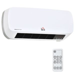 Aquecedor de parede 45x18.6x11.5 cm abs, pp color blanco Homcom