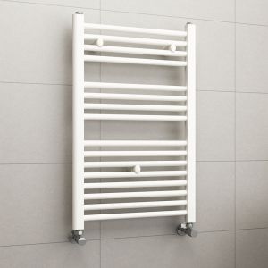 Kibath circuito aquecimento do radiador aquecedor toalhas 80x50cm aço branc