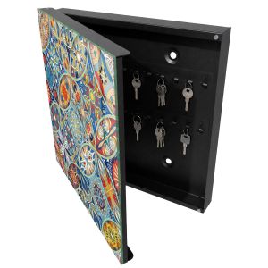 Armário de chaves decorativa 30x30x5, abertura à esquerda tulup