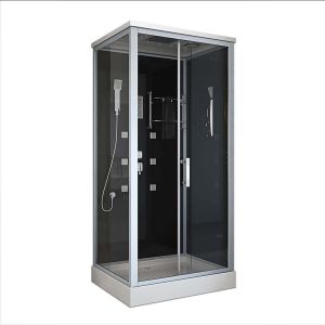 Cabina de ducha con iluminación LED wave l - 100 x 80 cm