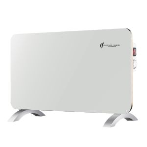 Radiador elétrico móvel de vidro sorimo sannover 1000 w branco