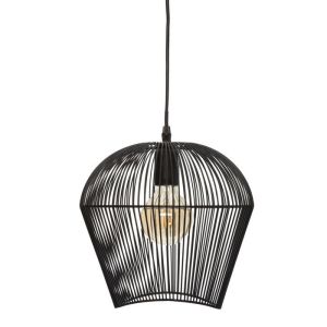 Suspensão de fio "jena" metal preto d26cm - atmosphera criador de interiore