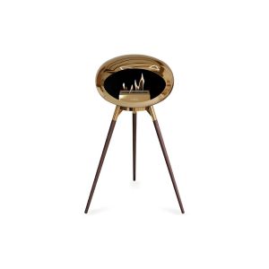Lareira bioetanol Ground High Chromed Rose Gold 1
