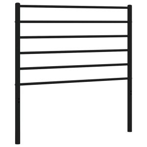 vidaXL cabecero de repuesto de metal negro 90 cm