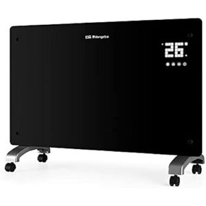 Fogão elétrico - orbegozo - rew 2020 - 2000 w - cristal preto - controle de