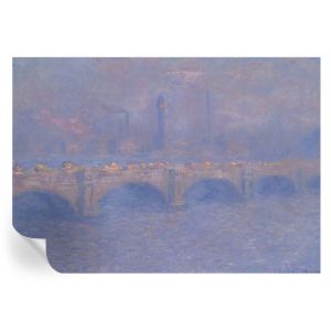 Papel de parede adesivo ponte azul 208x146 tulup