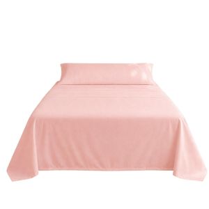 Jogo de lençóis rosa cama de 180cm 144 fios donegal collections