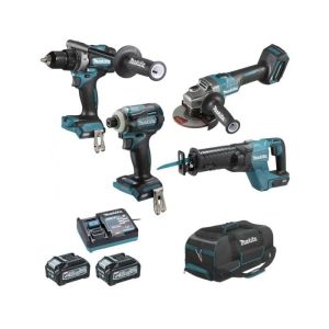 Pacote de ferramentas xgt 40v - Makita - df001g, ga005g, jr001g, td001g - b