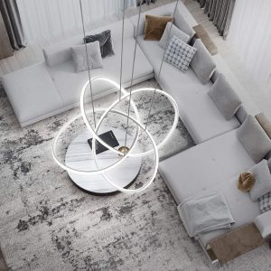 Nettlife luminária de pendurar LED branco 58x150