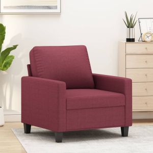 Poltrona 60 cm tecido vermelho tinto ewg2164