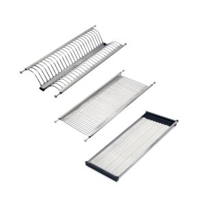 Emuca escorredor em aço inoxidável drynox, módulo 700mm, aço inox