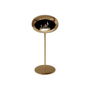 Lareira bioetanol Ground Steel High Chromed Rose Gold 2