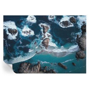 Papel de parede autocolante ondas do oceano 208x146 tulup
