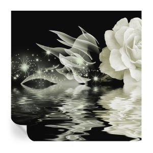 Papel parede adesivo rosa luminosa 250x250 tulup